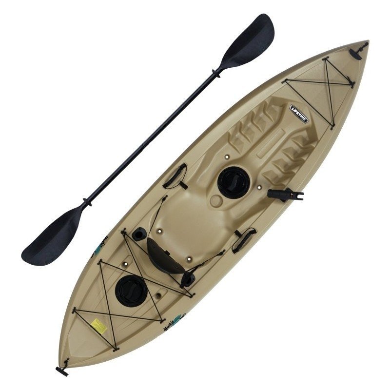 Lifetime Muskie 120 Sit-On-Top Angler Kayak w/ Paddle-44993
