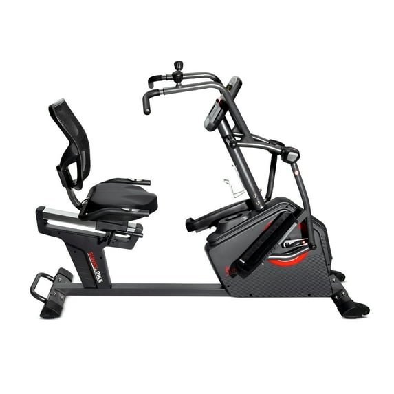 Sunny Health & Fitness Smart Recumbent Cross Trainer Elliptical Exercise Bike-51339