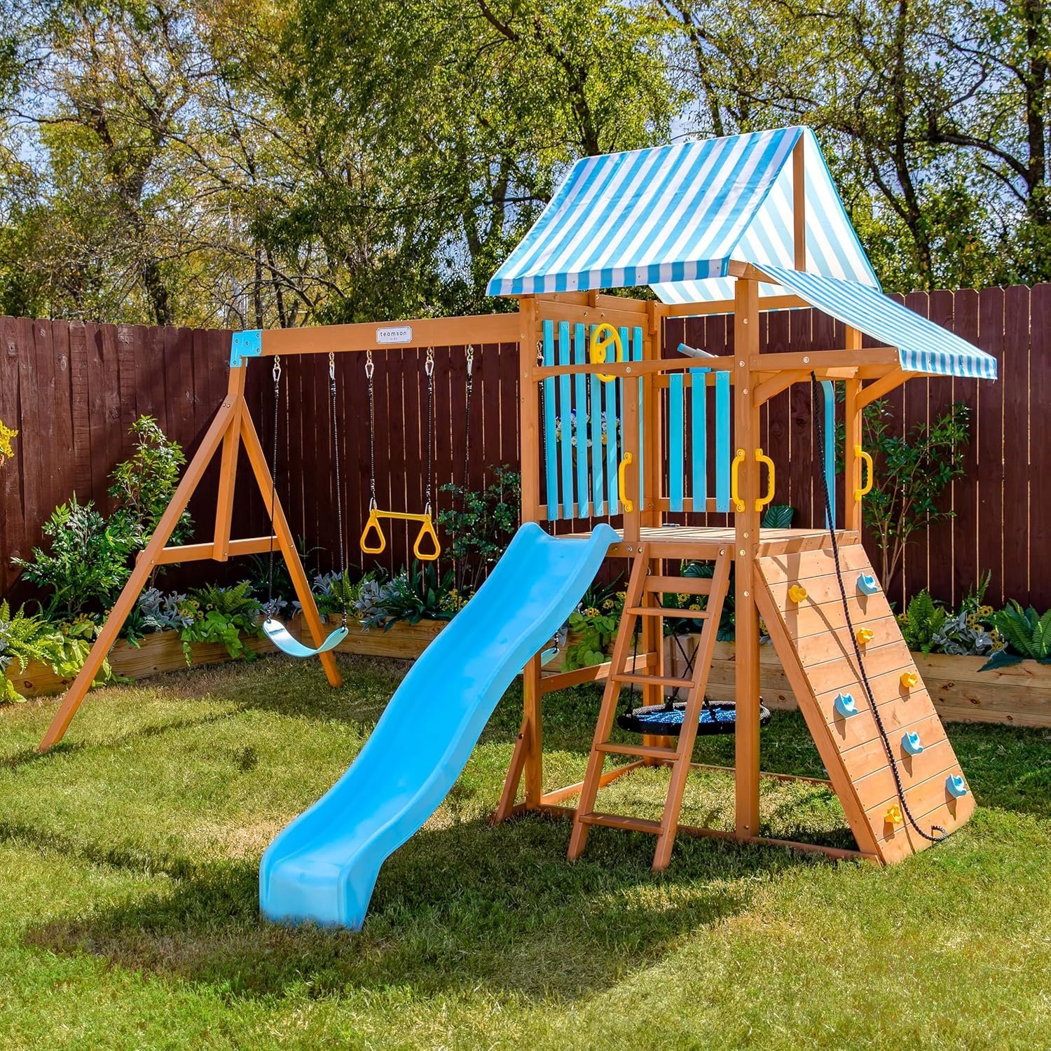 Teamson Kids Laguna Swing Set Playset-35738 - Image 7