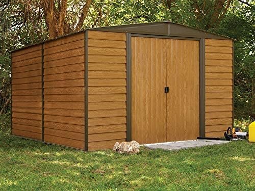 Arrow WR1012 Woodridge EG Steel Storage Shed, 10 by 12-Feet-39458