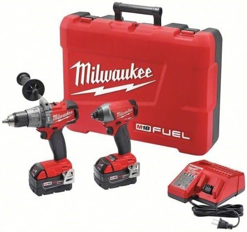 Milwaukee 2897-22 M18 Fuel 2-Tool Combo Kit, Red-37551