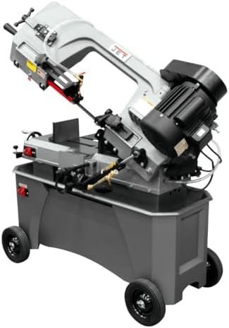 JET 7″ x 12″ Deluxe Horizontal/Vertical Bandsaw, 3/4 HP, 115/230V 1Ph (Model HVBS-712D)-13663