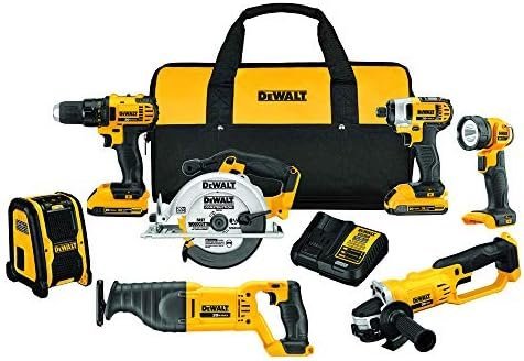 DEWALT 20V MAX Combo Kit, Compact 7-Tool (DCK720D2)-76345