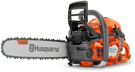 Husqvarna 967690628 545 Mark II 3.6 HP 2-Cycle X-Torq Engine 50.1cc 20 in. Gas Chainsaw with Adjustable Chain Oil Pump for Professional Tree Felling and Limbing-54443