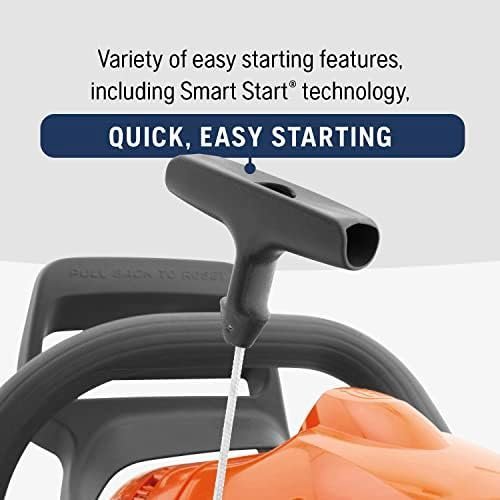 Husqvarna 460 Rancher Gas Powered Chainsaw, 60.3-cc 3.6-HP, 2-Cycle X-Torq Engine, 24 Inch Chainsaw with Automatic Adjustable Oil Pump, For Wood Cutting, Tree Trimming and Land Clearing-75724 - Image 4