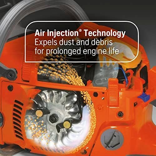 Husqvarna 460 Rancher Gas Powered Chainsaw, 60.3-cc 3.6-HP, 2-Cycle X-Torq Engine, 24 Inch Chainsaw with Automatic Adjustable Oil Pump, For Wood Cutting, Tree Trimming and Land Clearing-75724 - Image 5