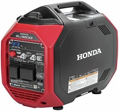 Honda 665730 EU3200IAN 3200 Watt Bluetooth Portable Inverter Generator with CO-MINDER-49-State-42566