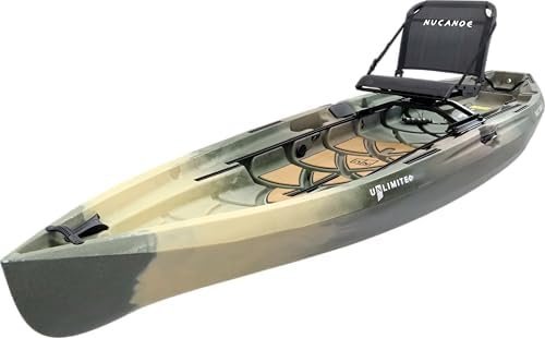 NuCanoe Unlimited Sit-on-Top Fishing/Hunting Kayak (Pivot Pedal Drive/EPS Trolling Motor Compatible)-65272