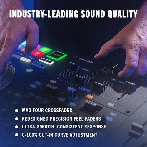 Rane PERFORMER 4-Channel Motorized DJ Controller, 7″ Platters with Displays, Precision Feel Faders, Stem Split, Advanced FX, Serato DJ Pro Included-35937 - Image 7