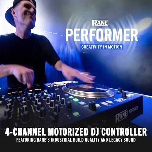 Rane PERFORMER 4-Channel Motorized DJ Controller, 7″ Platters with Displays, Precision Feel Faders, Stem Split, Advanced FX, Serato DJ Pro Included-35937 - Image 10