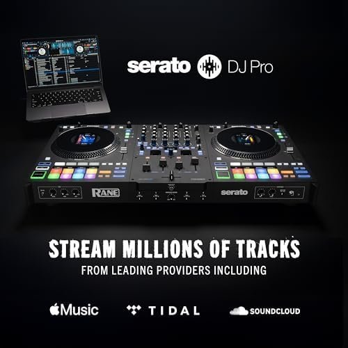 Rane PERFORMER 4-Channel Motorized DJ Controller, 7″ Platters with Displays, Precision Feel Faders, Stem Split, Advanced FX, Serato DJ Pro Included-35937 - Image 11