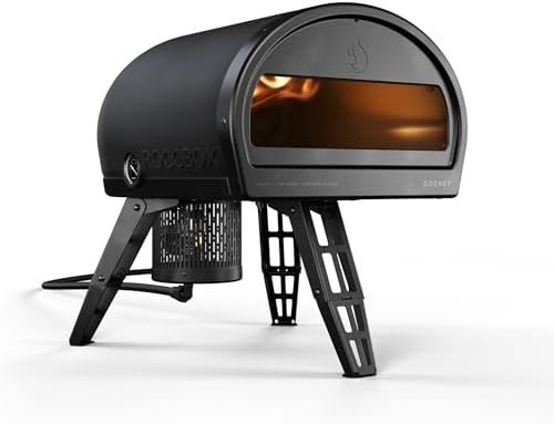 Gozney Roccbox Outdoor Pizza Oven, Black, Portable, Gas & Wood Fired, Restaurant-Grade-84453