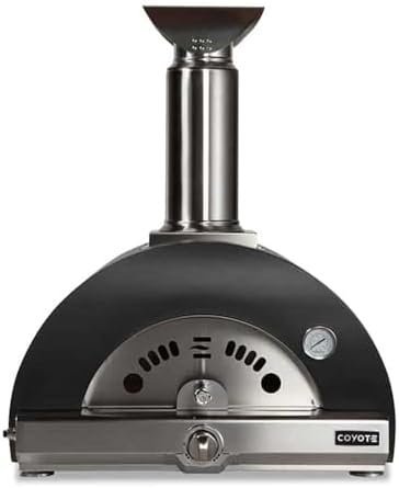 Coyote Outdoor Living 30″ Matte Black Hybrid Pizza Oven in NG-96494