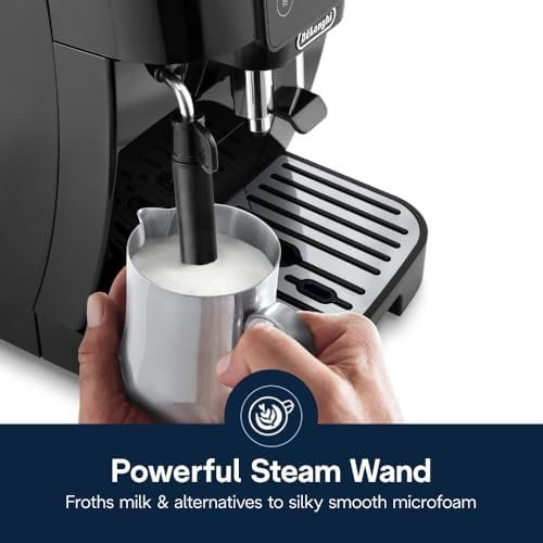 De’Longhi Magnifica Start Automatic Espresso Machine with Manual Milk Frother & Built in Grinder 3 One-Touch Recipes, Easy-to-Clean, Home Barista Coffee Maker for Lattes, Cappuccino, Iced Coffee-37473 - Image 2