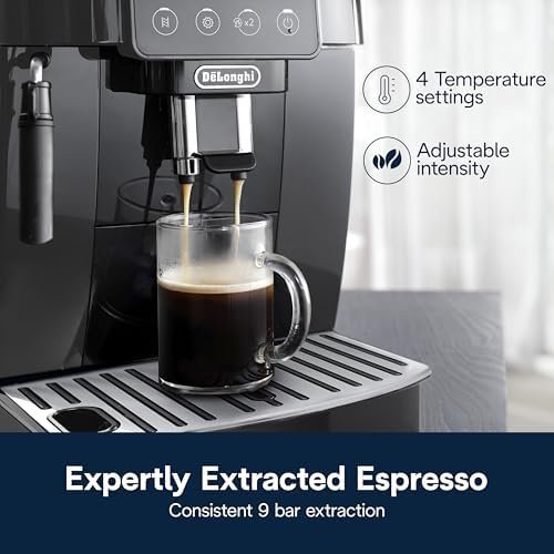 De’Longhi Magnifica Start Automatic Espresso Machine with Manual Milk Frother & Built in Grinder 3 One-Touch Recipes, Easy-to-Clean, Home Barista Coffee Maker for Lattes, Cappuccino, Iced Coffee-37473 - Image 4