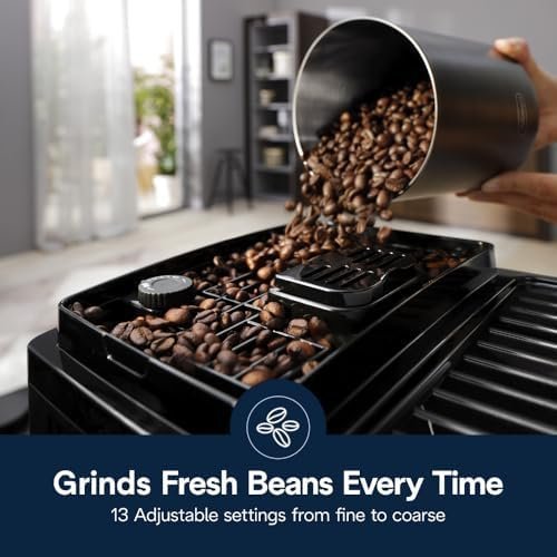 De’Longhi Magnifica Start Automatic Espresso Machine with Manual Milk Frother & Built in Grinder 3 One-Touch Recipes, Easy-to-Clean, Home Barista Coffee Maker for Lattes, Cappuccino, Iced Coffee-37473 - Image 5