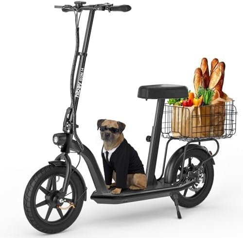 Hiboy MAX Pro Electric Scooter, 46.6 Mi Long Range, 22 MPH Power by 650W MAX Motor, 11” Pneumatic Tires, Split Hub Design, Dual Suspension, 265lbs MAX Load, Commuting Electric Scooter for Adults-54813