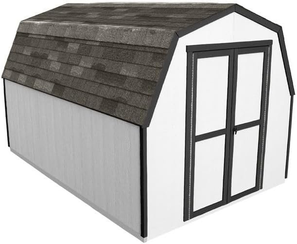 Handy Home Andover 8 Ft. X 12 Ft. Storage Shed with Floor (19654-6)-19652