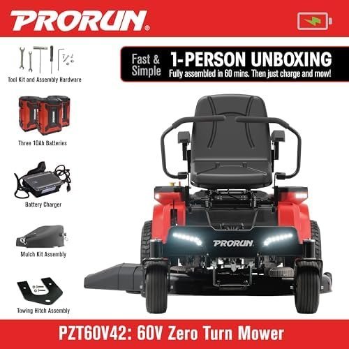 60V Zero Turn Riding Lawn Mower-15881 - Image 7