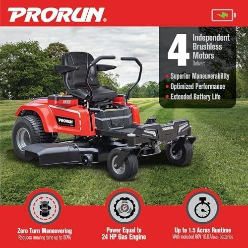 60V Zero Turn Riding Lawn Mower-15881 - Image 3