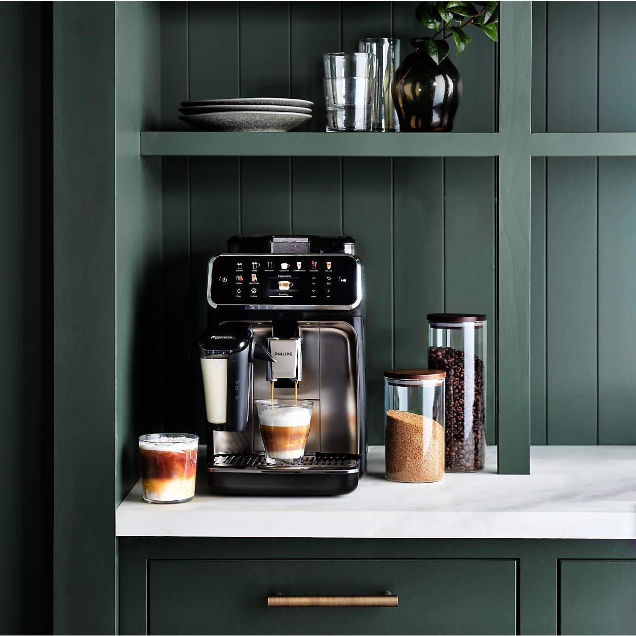 Philips 5500 Series Fully-Automatic Espresso Machine with LatteGo & Iced Coffee-39295 - Image 9