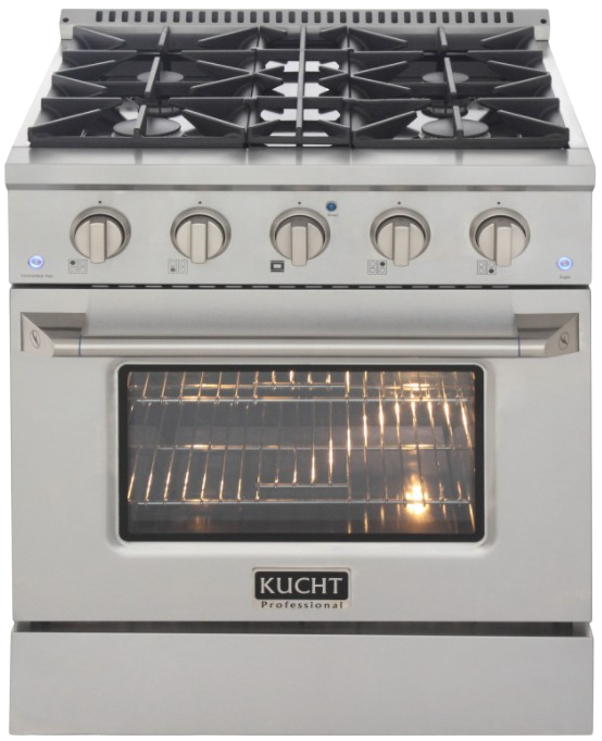 Kucht 30 Gas Range in Titanium-84428