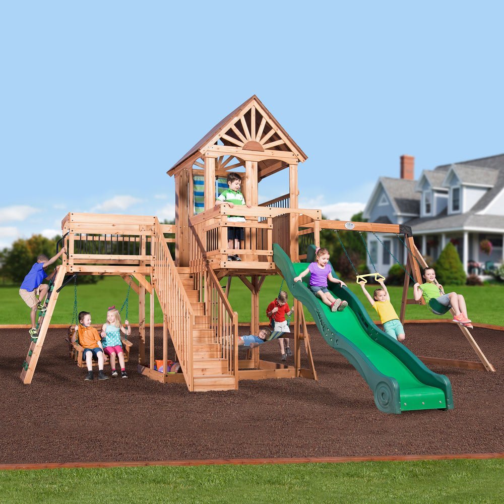 Backyard Discovery Caribbean Swing Set-15344