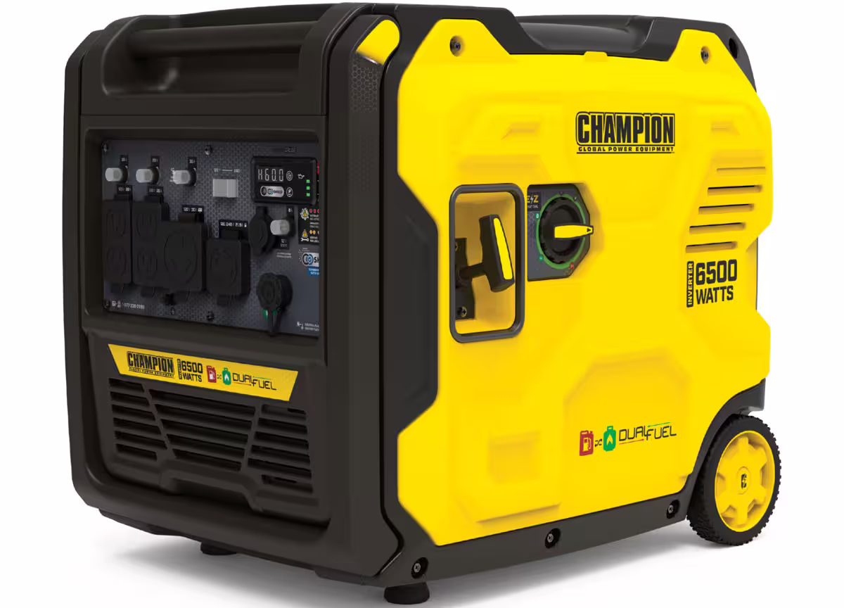 Champion Power Equipment 6500W Dual Fuel Port Inverter Generator 201532-18745