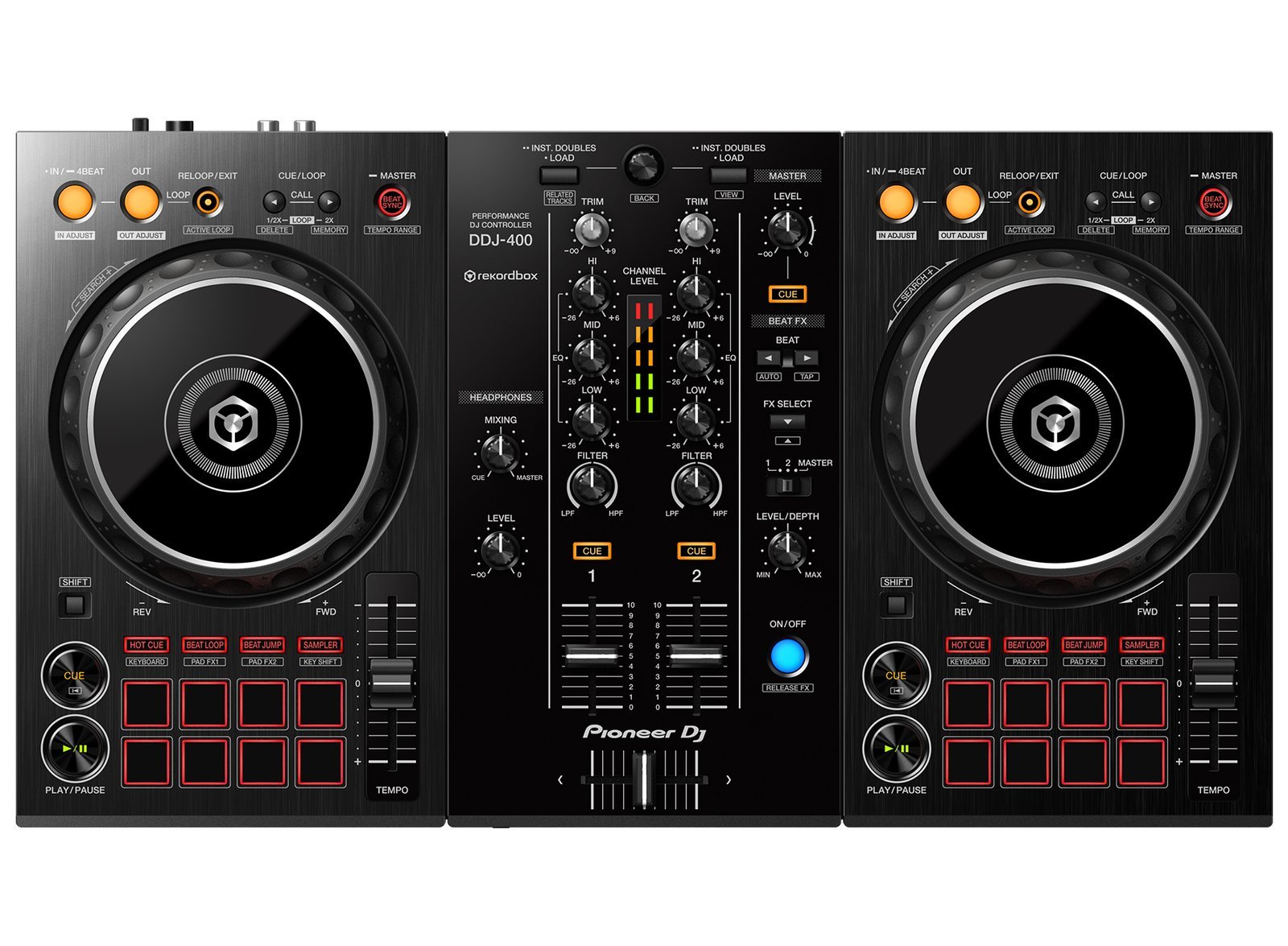 Pioneer DJ DDJ-400 2-Channel rekordbox DJ Controller-88929