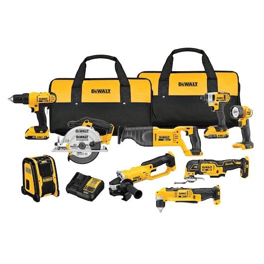 Dewalt DCK940D2R 20V MAX Lithium-Ion 9-Tool Cordless Combo Kit (Renewed)-64287