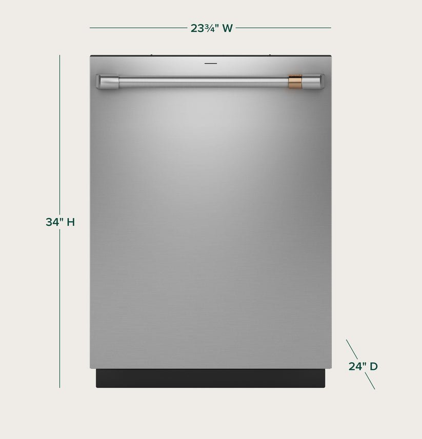 Cafe CDT828P2VS1 CAF(EBACK)™ CustomFit ENERGY STAR Stainless Interior Dishwasher with Ultra Wash & Dry, 42 dBA-72268 - Image 5