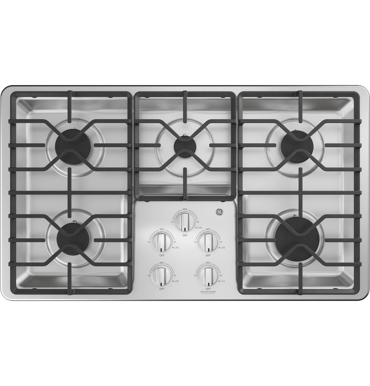 GE 36″ Built-In Gas Cooktop JGP3036SLSS-48182