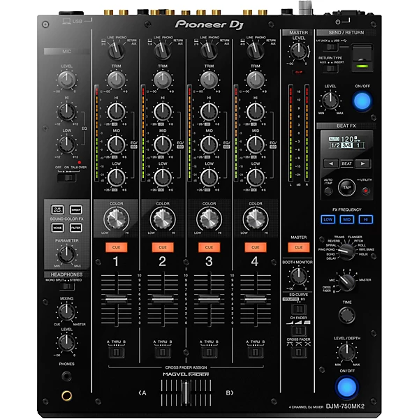 Pioneer DJ DJM-750MK2 4-Channel DJ Mixer With Effects and rekordbox-98599