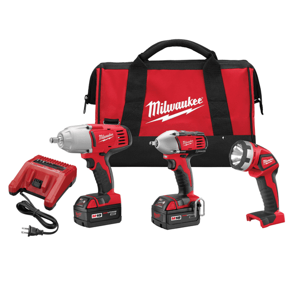 Milwaukee M18 2696-23 18V 3Pc Impact Combo Kit-53869