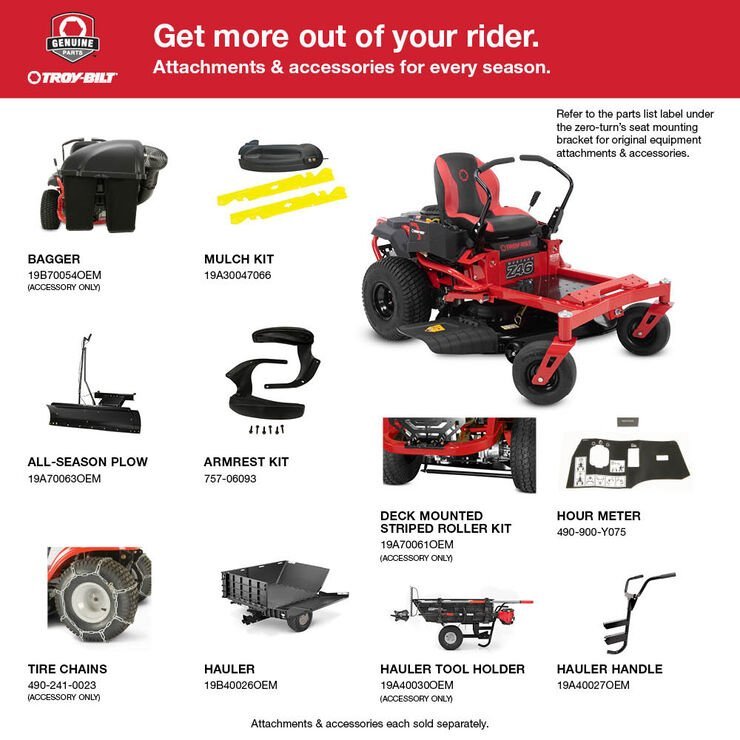 Troy-Bilt Mustang Z46 Zero-Turn Riding Lawn Mower-89122 - Image 3