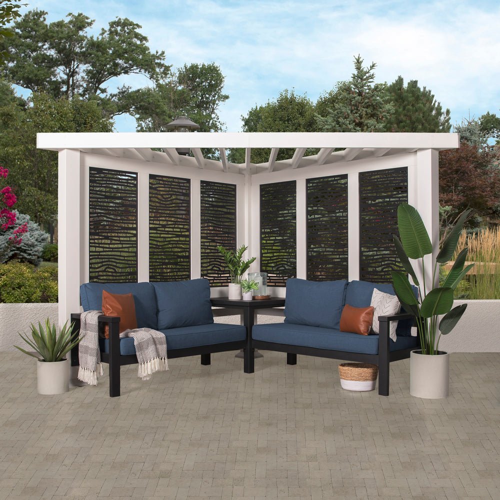Backyard Discovery Ridgedale Modern Steel Cabana Pergola-56749