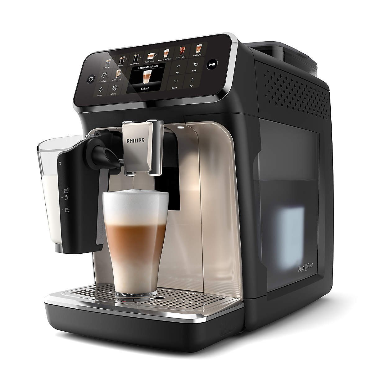 Philips 5500 Series Fully-Automatic Espresso Machine with LatteGo & Iced Coffee-39295 - Image 4