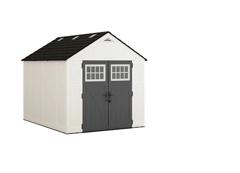 Suncast Tremont 8 ft. x 10 ft. Storage Shed with Floor – Ice Cube|BMS8125-37733
