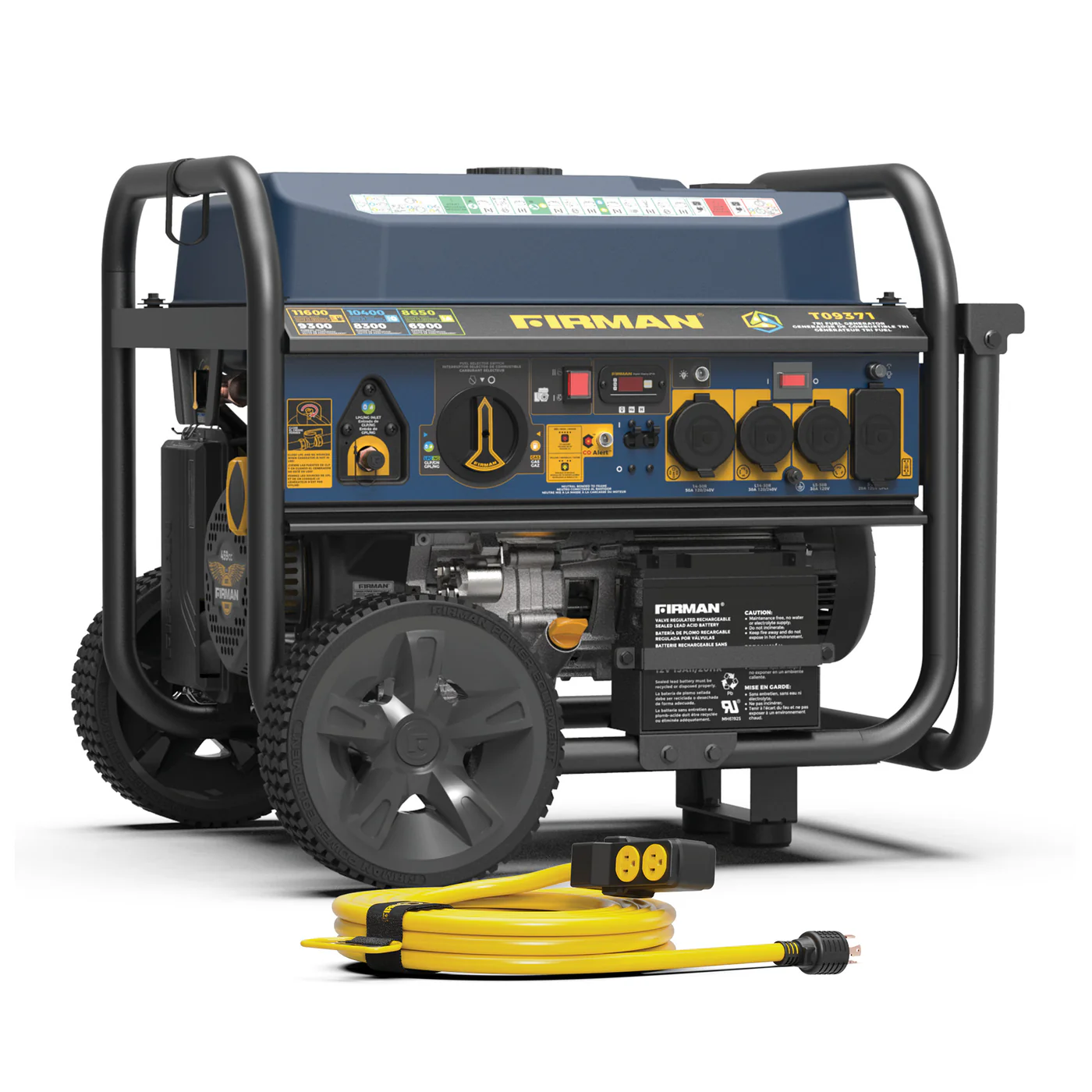 Firman 11600W Tri Fuel Portable Generator-16729
