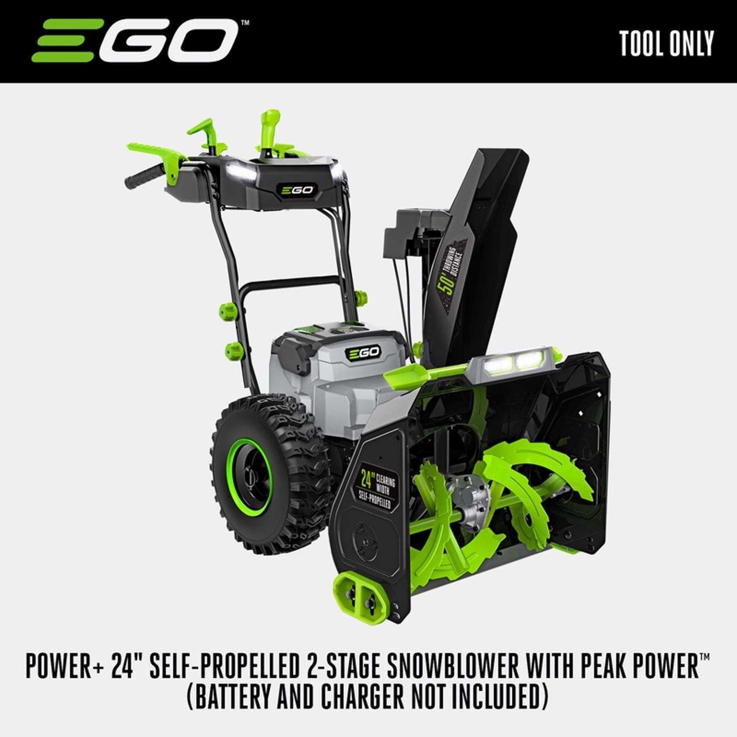 EGO Power+ 24″ Self Propelled 2-Stage Snow Blower SNT2400-53999 - Image 2