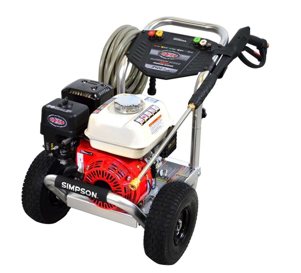 Simpson ALH3425 Aluminum 3600 PSI 2.5 GPM Honda GX200 Gas Pressure Washer 60689-77378
