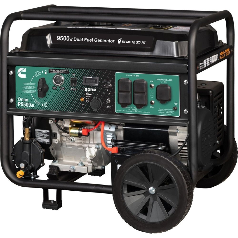 Cummins Onan P9500df Dual Fuel Portable Generator-61859