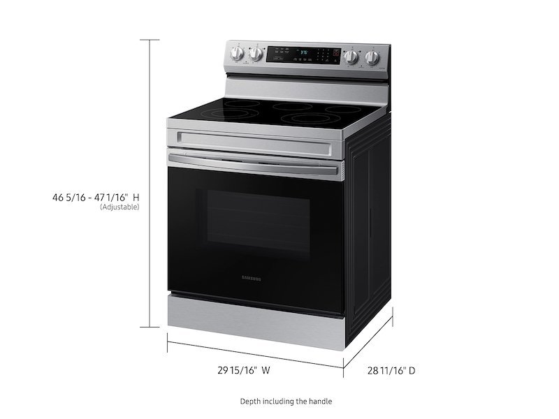 Samsung 6.3 Cu. Ft. Smart Freestanding Electric Range NE63A6311SS-51897 - Image 6