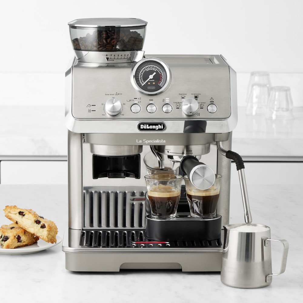 Breville Barista Express Espresso Machine BES870XL, Brushed Stainless Steel-38969