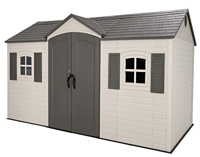 Lifetime Legacy 15×8 Plastic Storage Shed Kit w/ Floor-65971