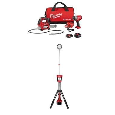 Milwaukee M18 FUEL 1/2 Inch HTIW Combo Kit, Dual Power Tower Light Bundle-85451