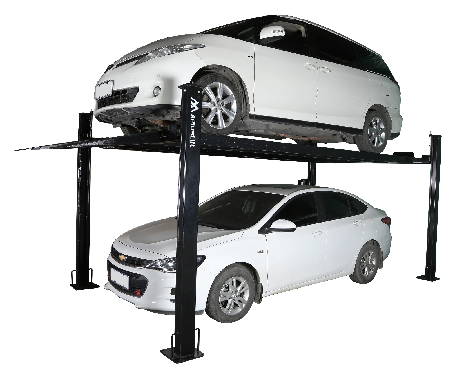 APlusLift HW-8S 8000LB 4-Post Portable Storage Service Car Lift / 3 Year Warranty-83796
