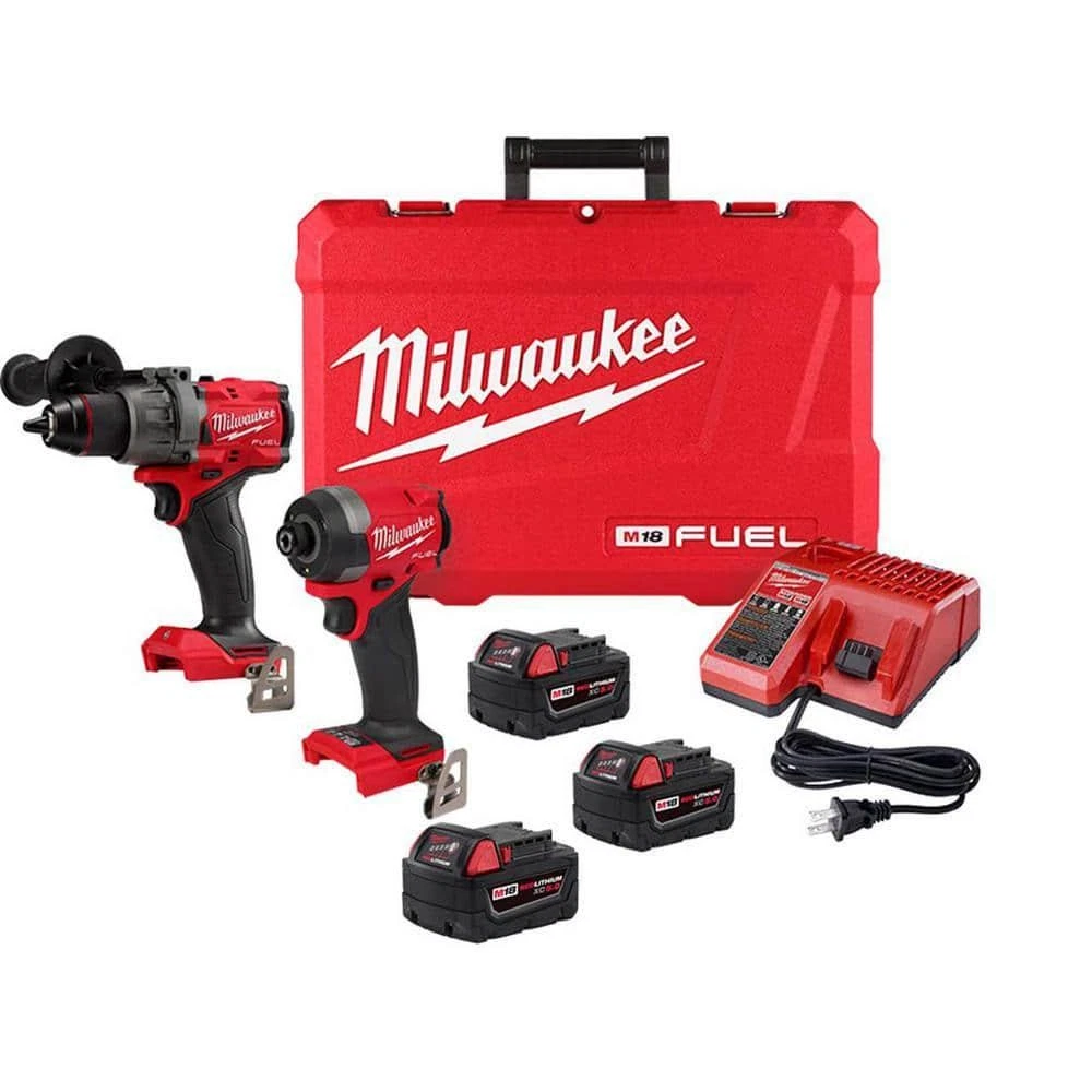 Milwaukee M18 FUEL 18- V Lithium-Ion Brushless Cordless Hammer Drill and Impact-87528