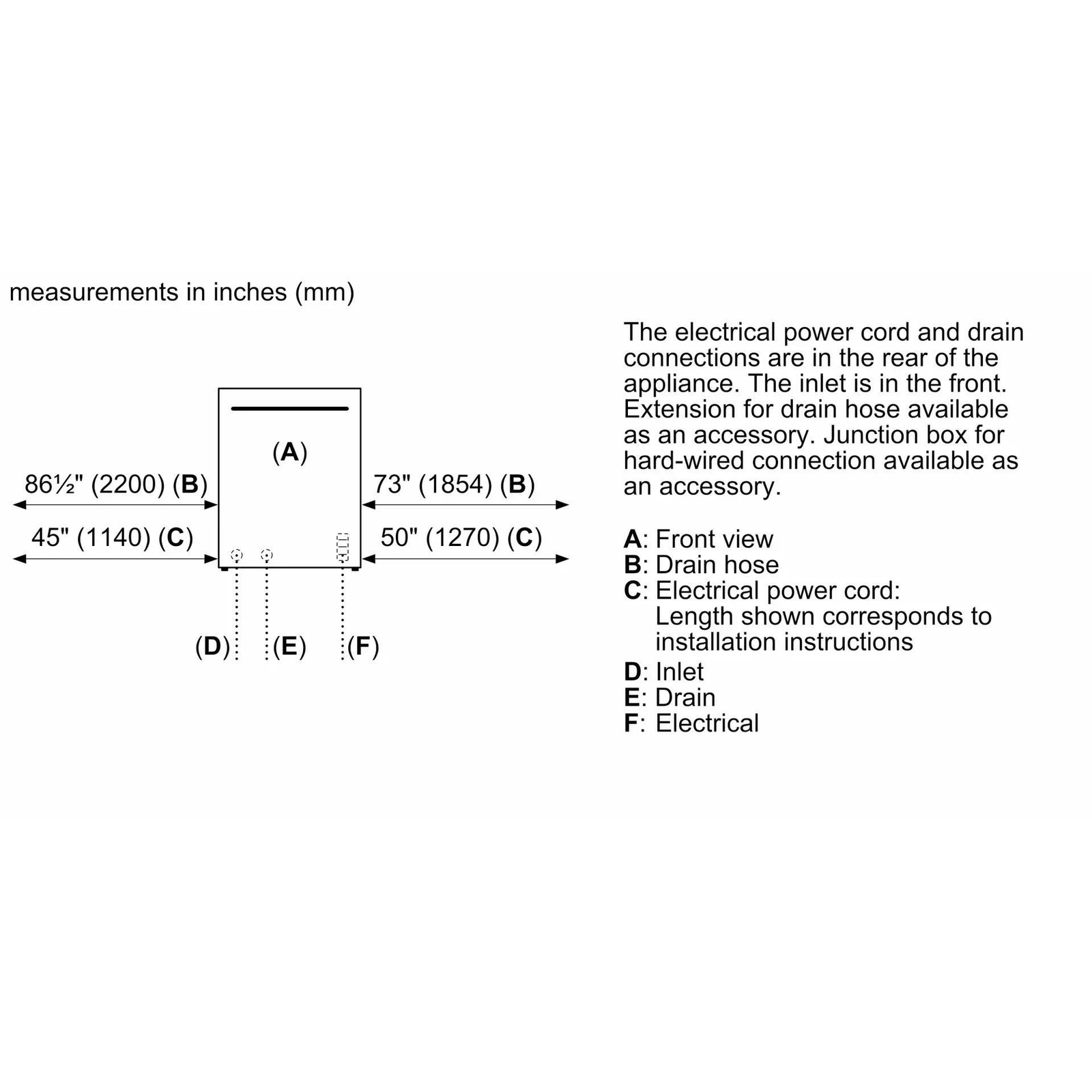 Bosch SHE3AEM5N 100 Series Dishwasher 24″ Stainless Steel-47581 - Image 13