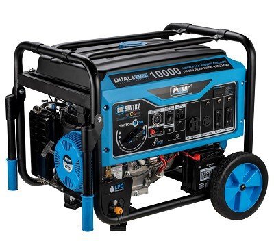 Pulsar 10,000 Watt Dual Fuel Portable Generator PG10000BRCO-89726